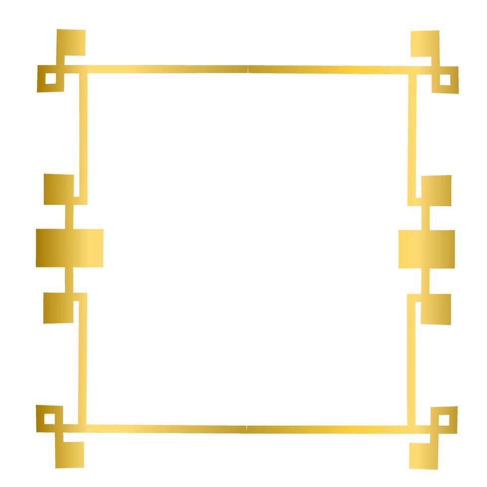 Premium Gold Gradient Box vector