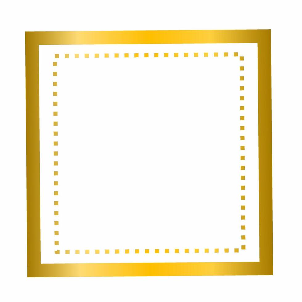 Luxury Golden Frame for Invitation or Certificate vector