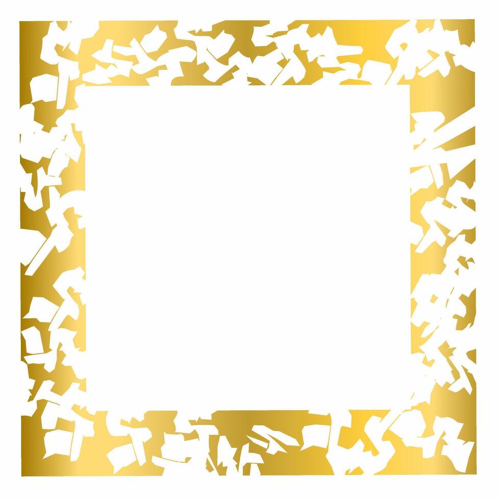 Stylish Golden Edged Frame vector