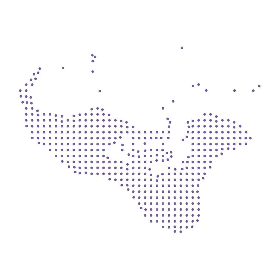Tonga map dotted pattern design purple circle vector