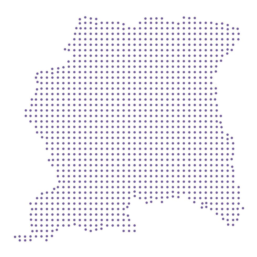 Suriname map dotted pattern design purple circle vector