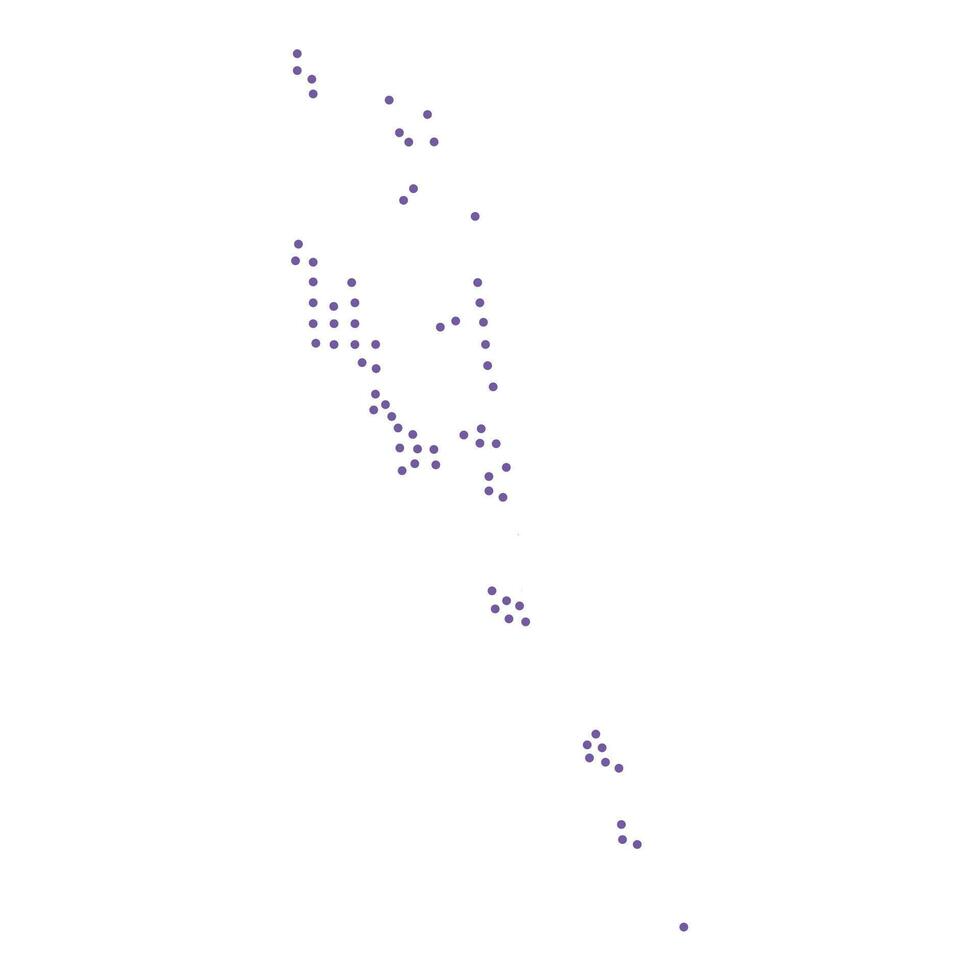Vanuatu map dotted pattern design purple circle vector