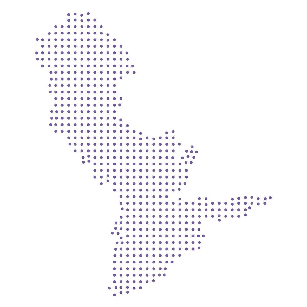 Zealandia map dotted pattern design purple circle vector