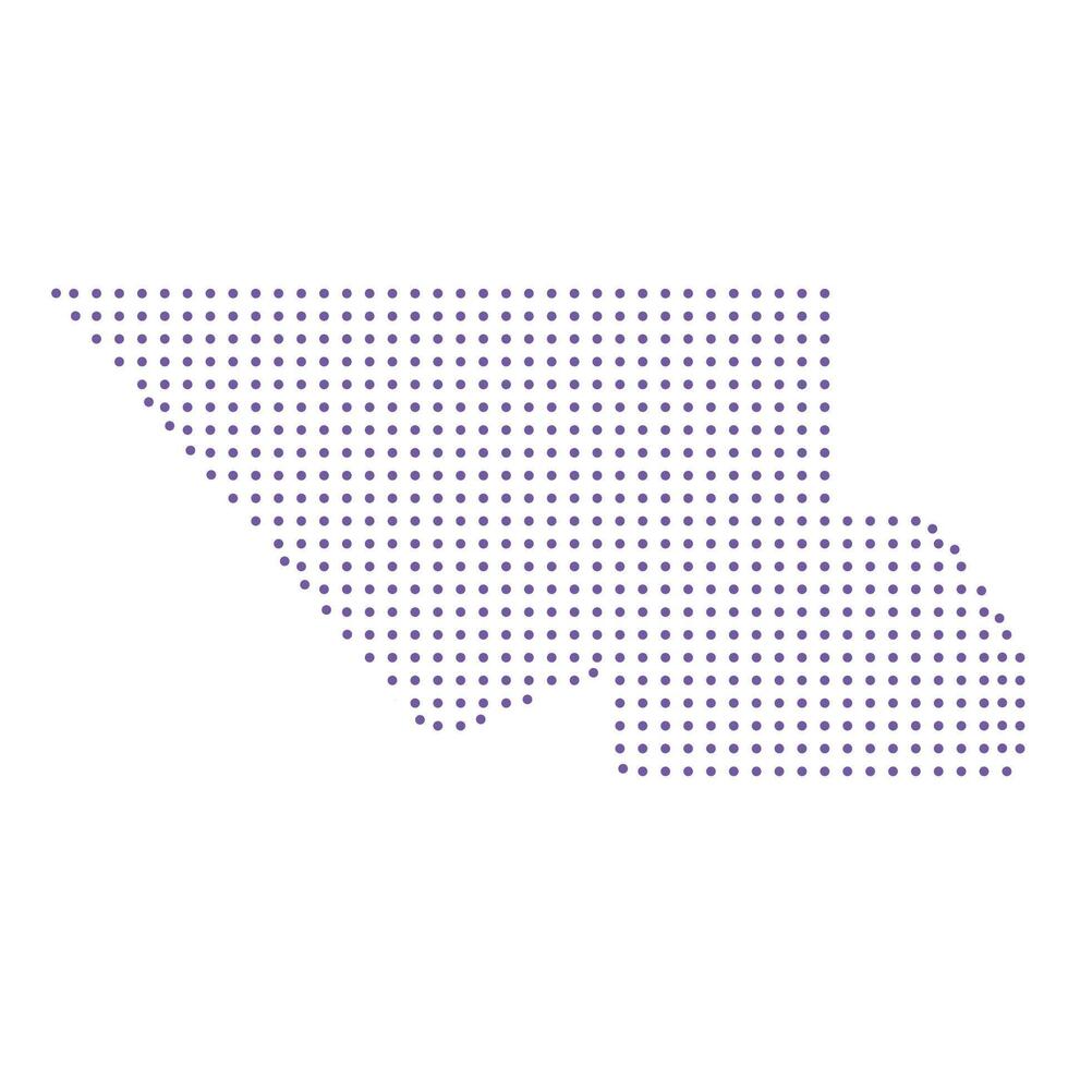 Tuvalu map dotted pattern design purple circle vector