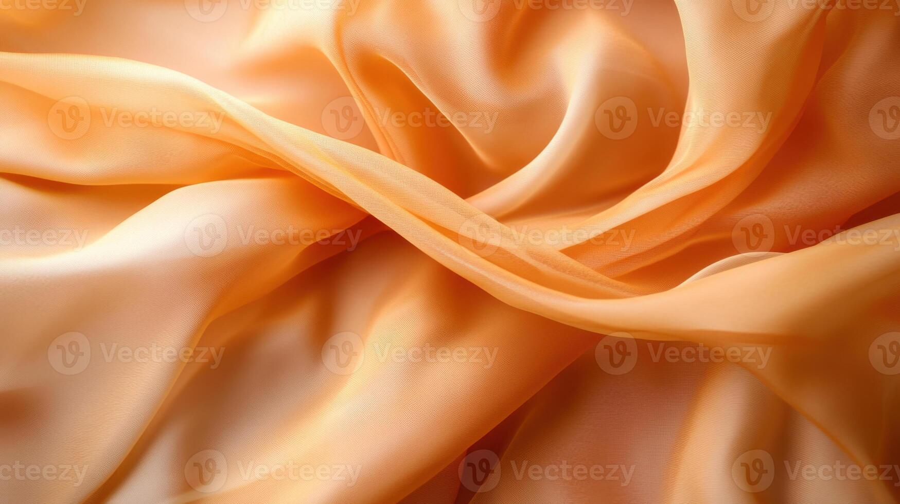 Peach Silk Drape Closeup photo