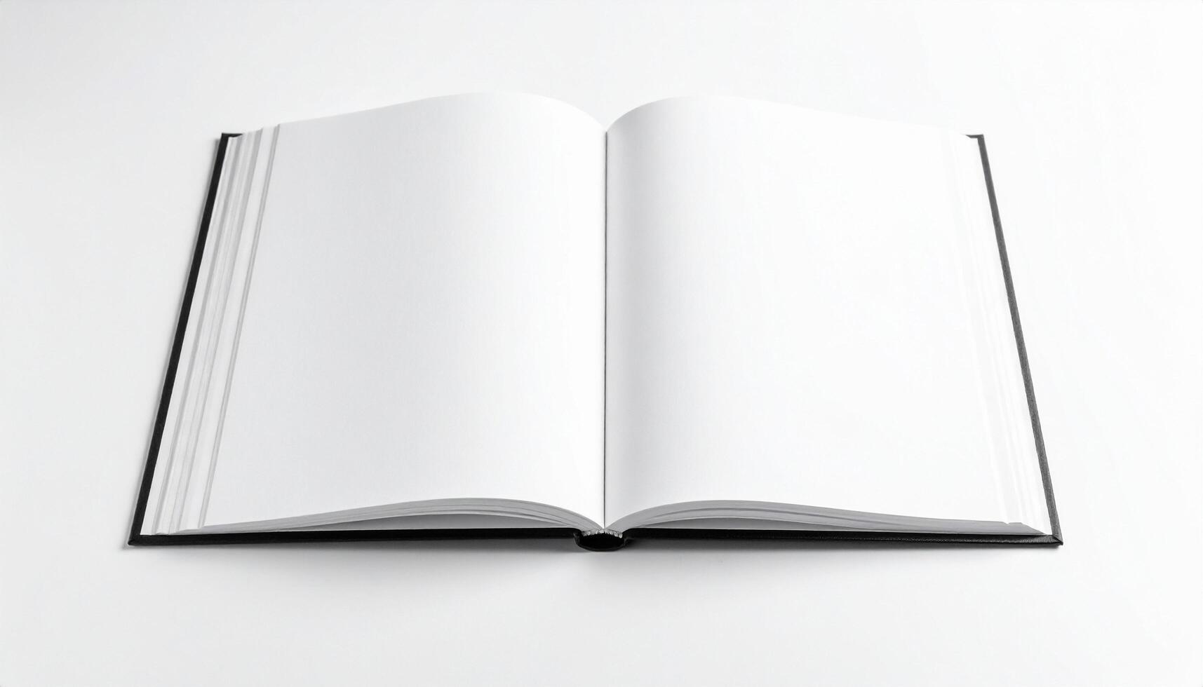 Chalk Textured Journal With Inner Layout On White Studio Table photo