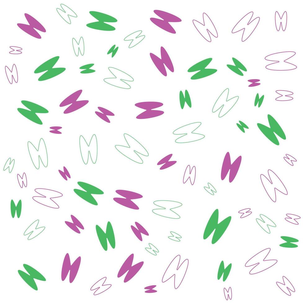 Colorful Abstract Shape Composition vector