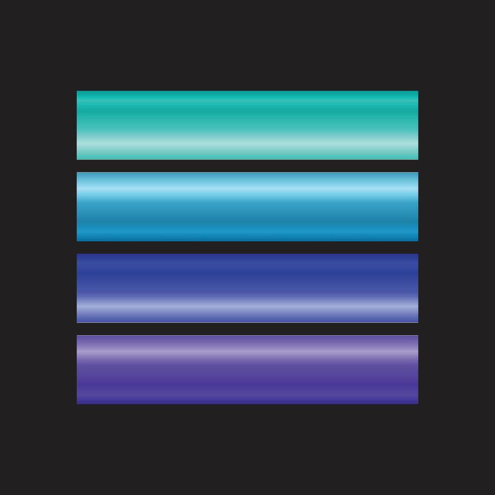 Gradient colored horizontal bars on a black background. vector