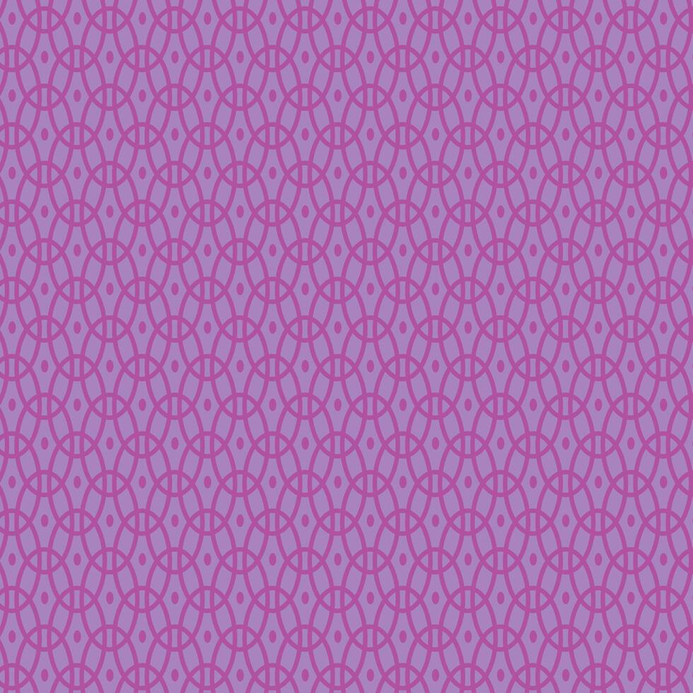 Interlocking Geometric Ovals in Pink and Lilac vector