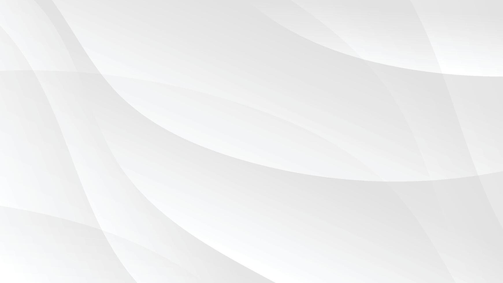 abstract white and grey background with decorative modern swirl lines vector