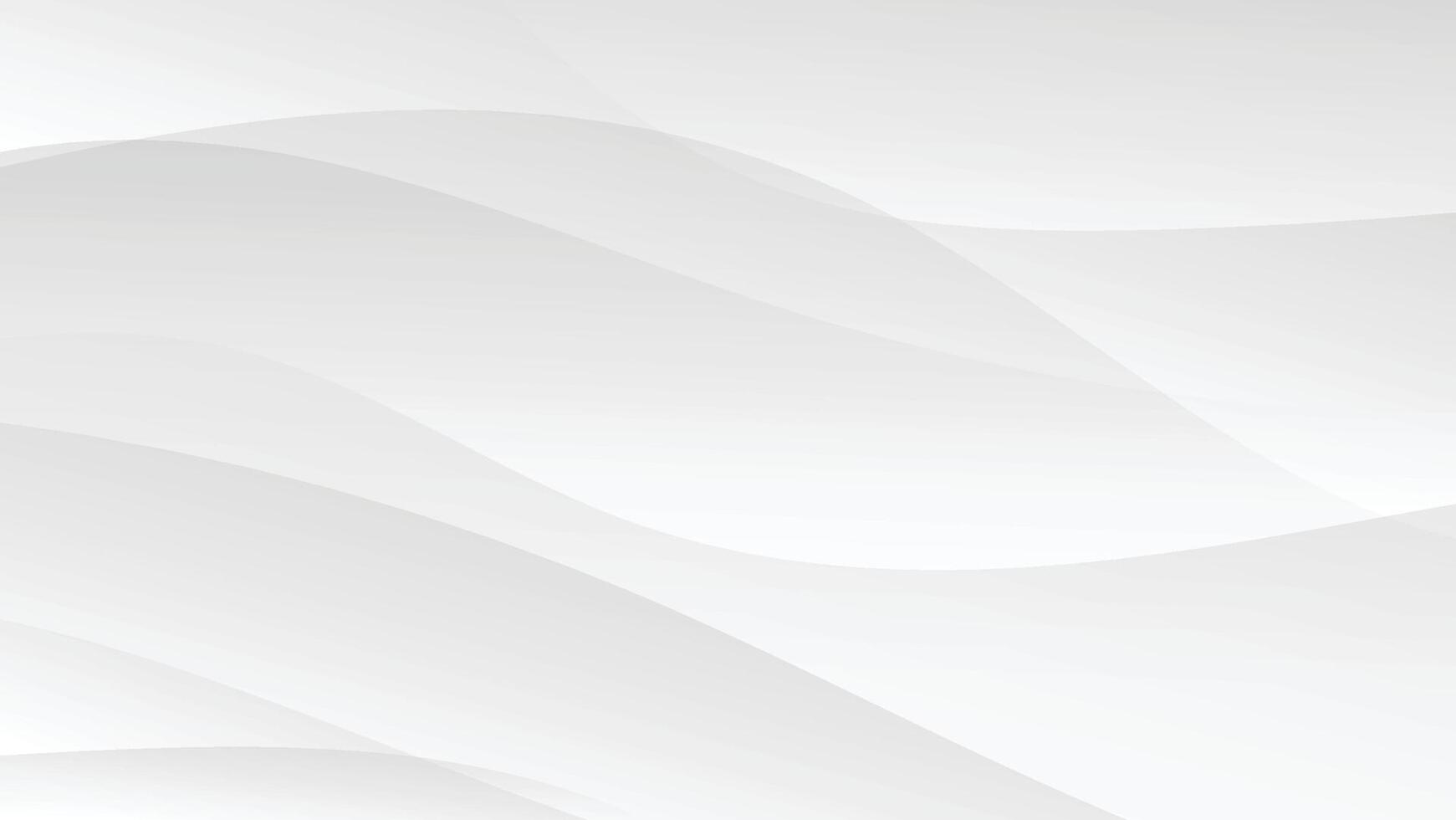abstract white background with dynamic curve decoration vector