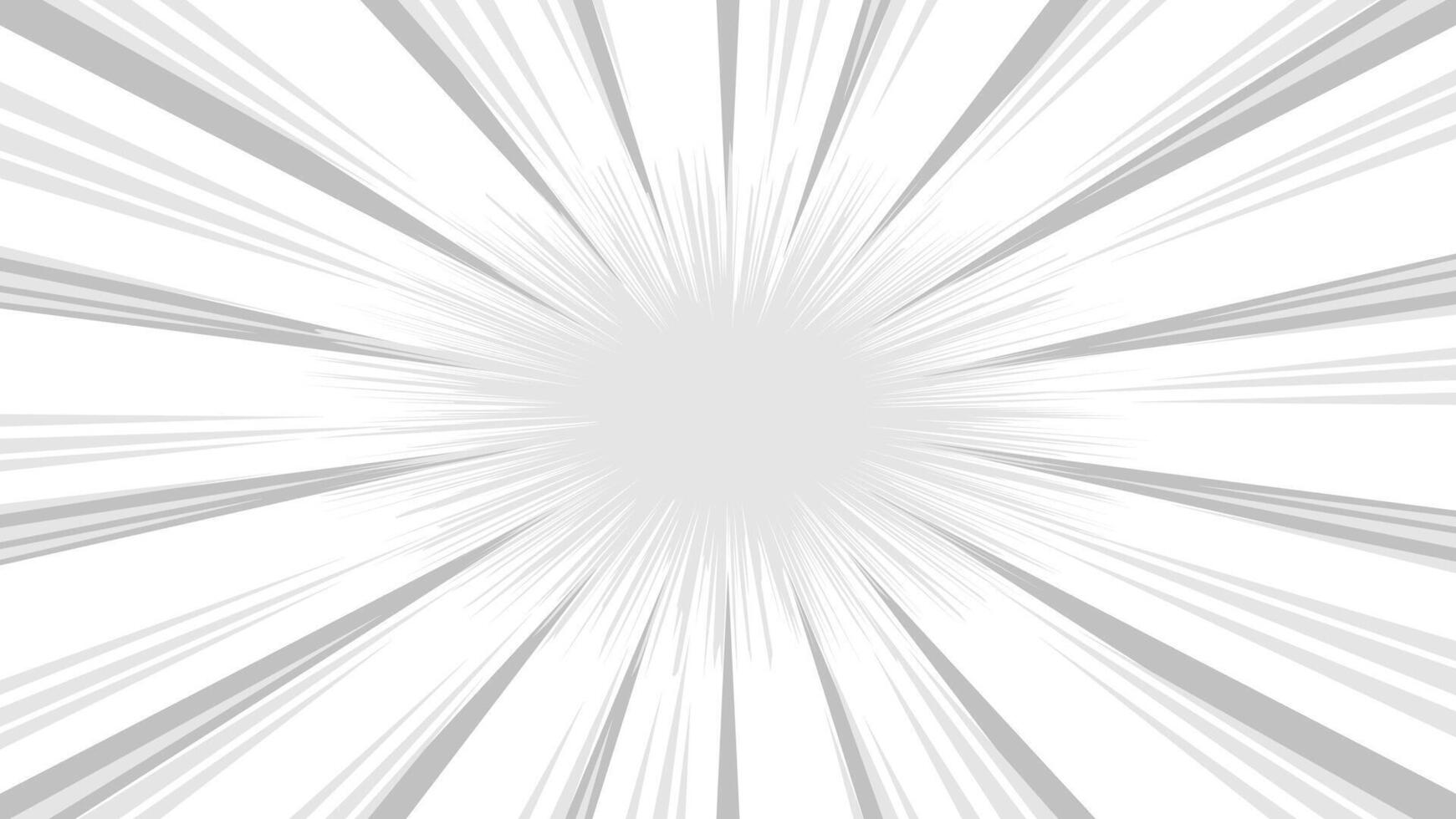 abstract white background with comic exploding rays vector
