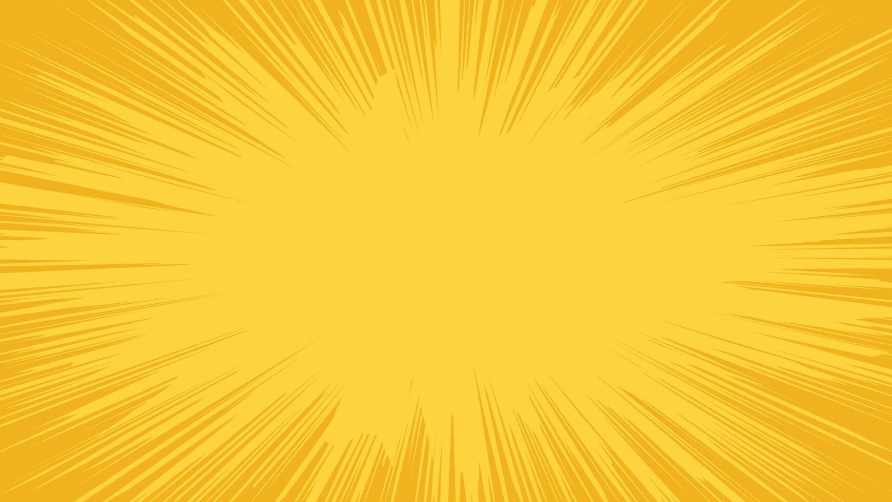 abstract yellow exploding line background vector