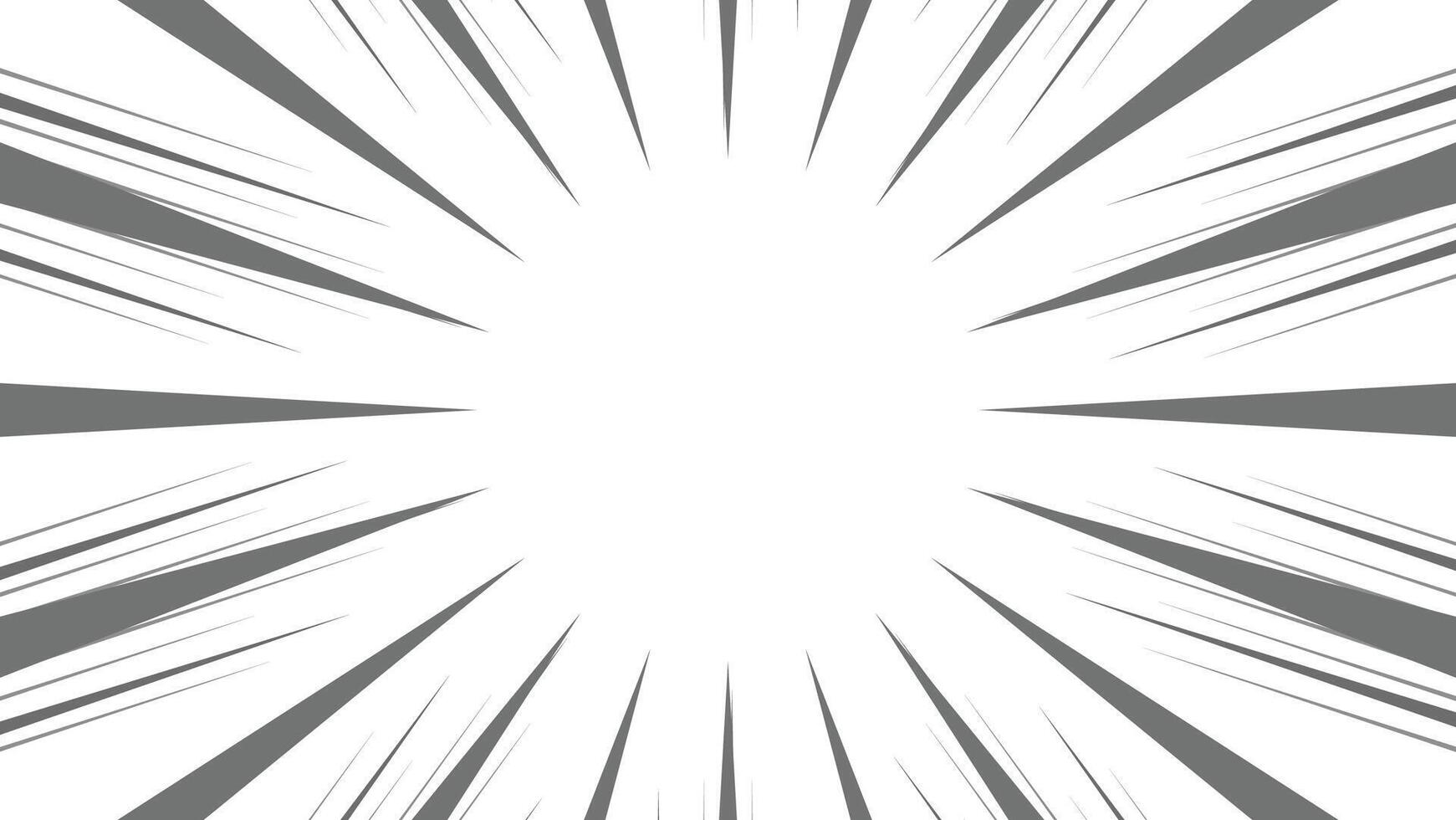 abstract exploding rays comic background vector