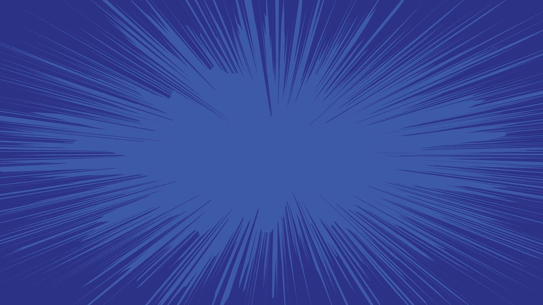 blue background with abstract exploding ray vector
