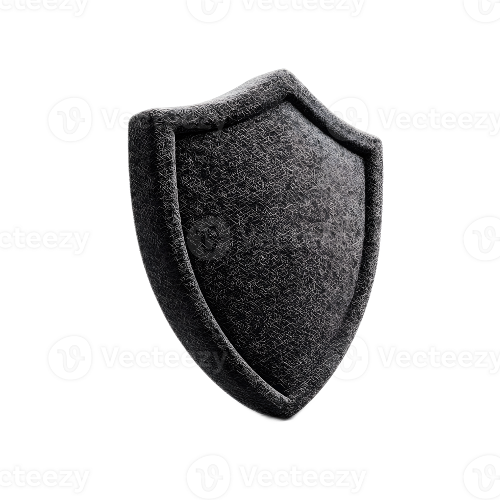 A gray metallic shield icon symbolizing cybersecurity data protection and digital privacy safeguards png