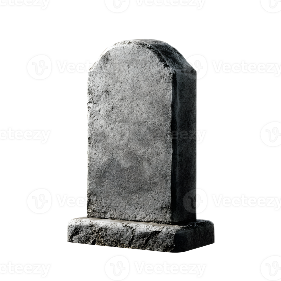 A simple gray granite gravestone stands alone in a quiet tranquil setting honoring the memory and legacy of the unknown individual it commemorates png