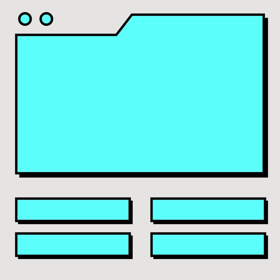 Question and answers design. Quiz game show template. vector