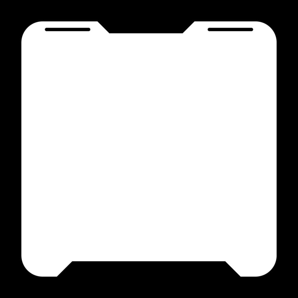 Futuristic square background. Social media square illustration. vector