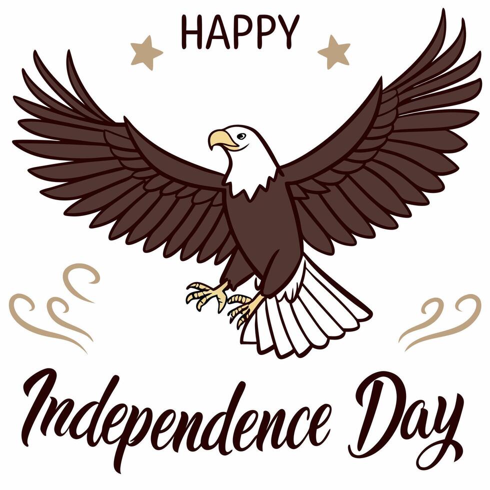 happy independence day vector