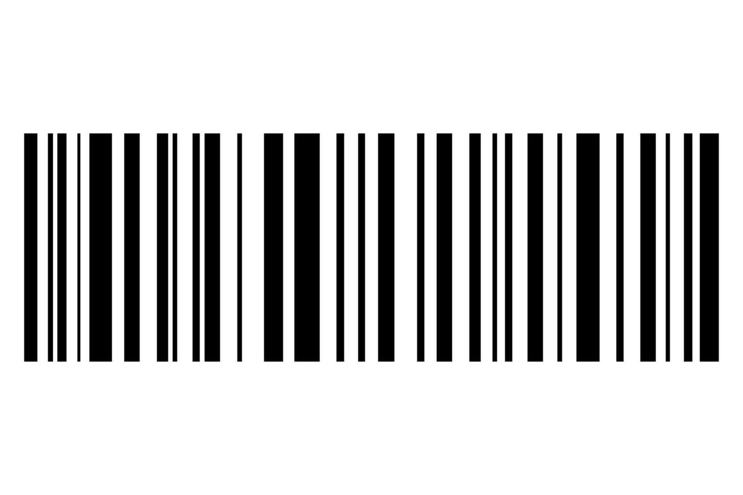 Barcode icon bar code symbol illustration vector
