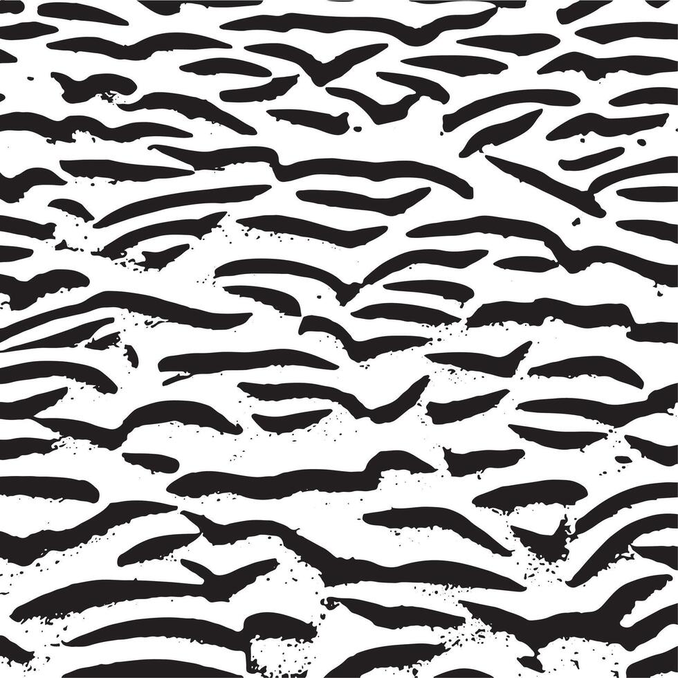 Abstract black and white background texture with scattered wavy brush strokes and grunge splatter perfect for posters, digital art, print designs, and modern compositions vector