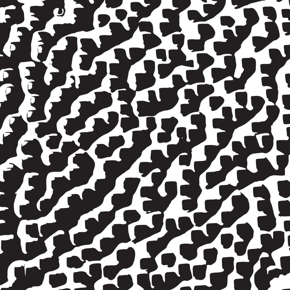 High contrast abstract pattern with irregular black and white shapes perfect for backgrounds prints textiles digital designs modern art concepts and creative surface decorations vector