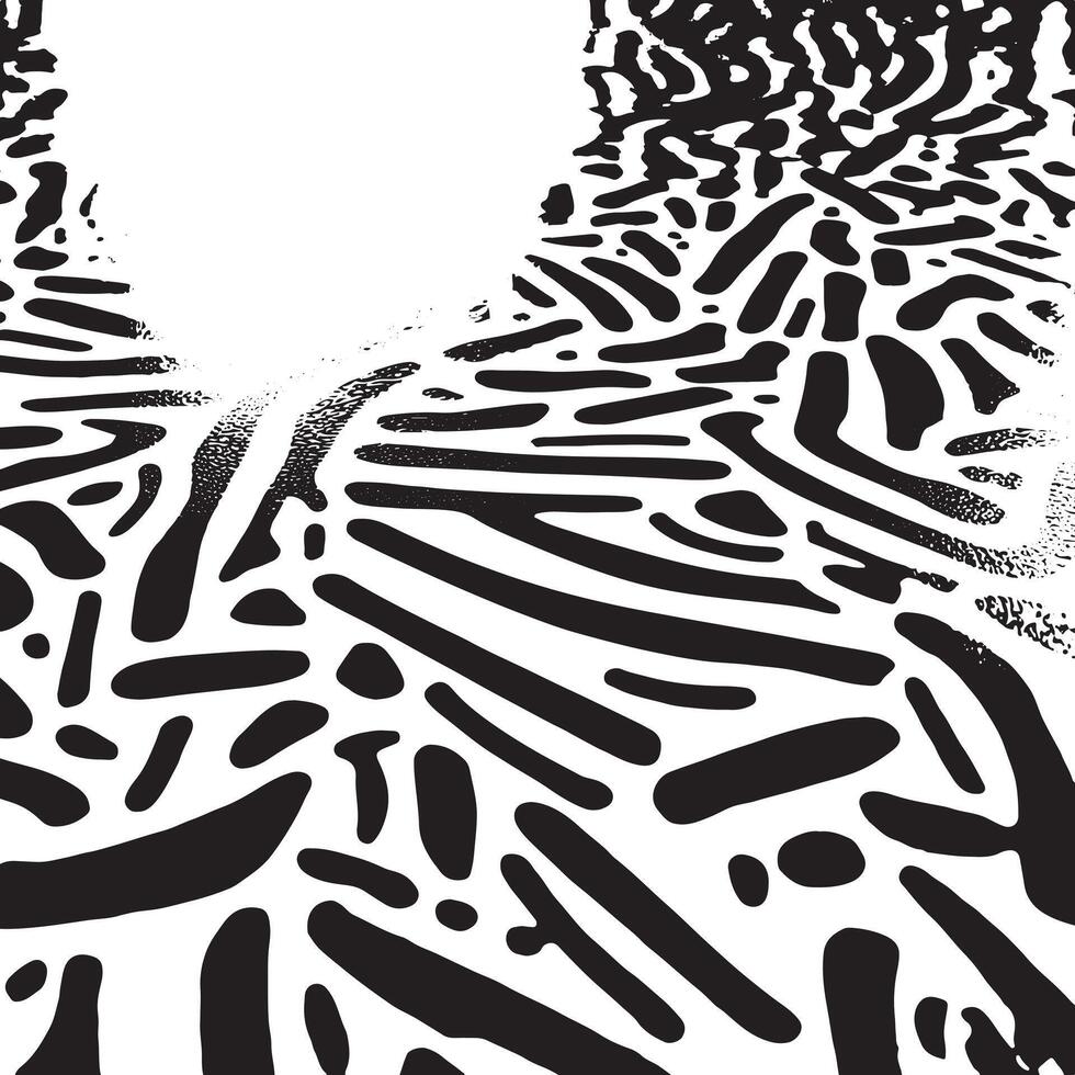 Black and white abstract background with bold scattered stripes and dotted texture ideal for posters, digital artwork, grunge patterns, creative prints, and modern compositions vector