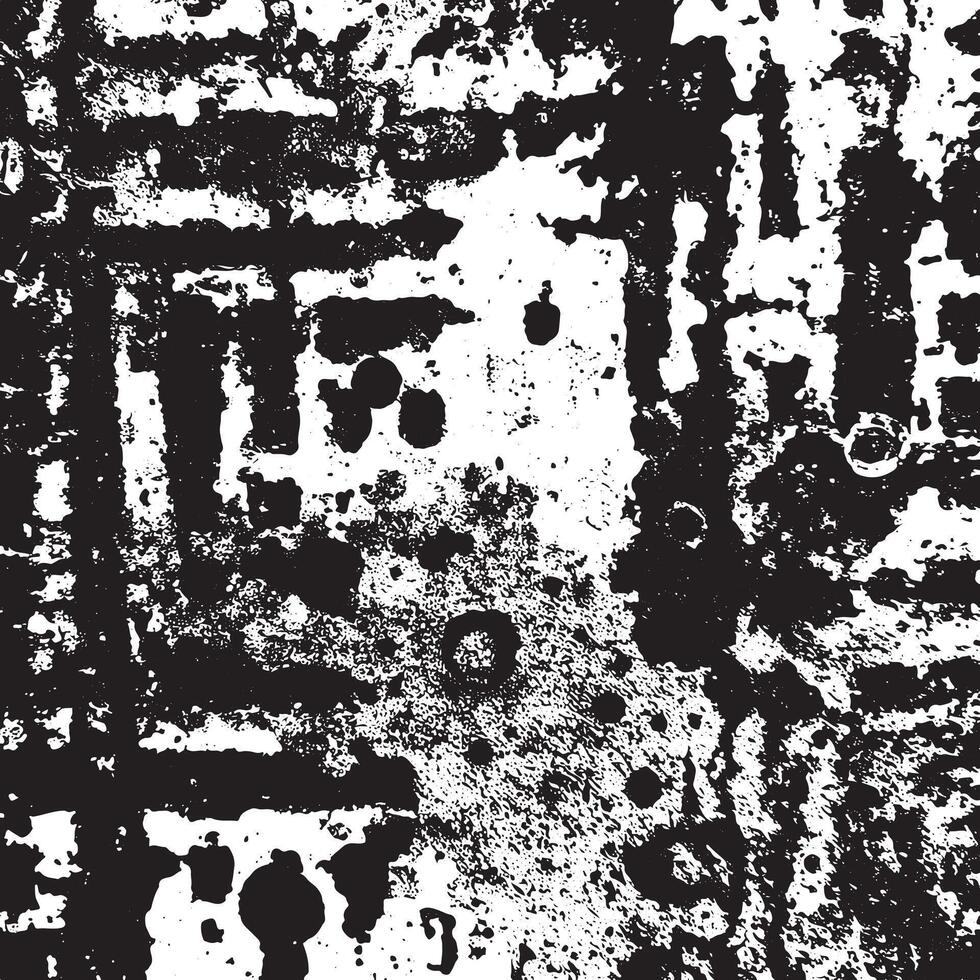 Abstract black and white grunge texture with splatters stains and distressed surface ideal for use in overlays backgrounds print design packaging and creative art projects vector