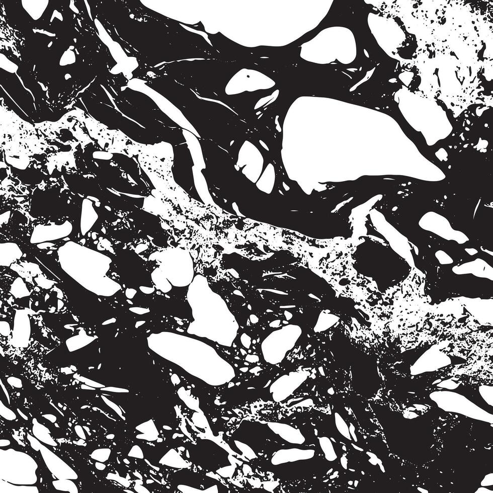 Abstract black and white background texture with organic stone-like pattern and bold contrast ideal for posters, prints, digital art, grunge designs, and modern compositions vector