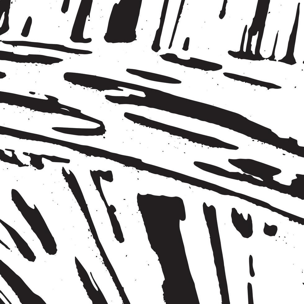 Bold black and white abstract texture with expressive dry brush strokes perfect for backgrounds overlays prints posters packaging and creative artistic compositions vector