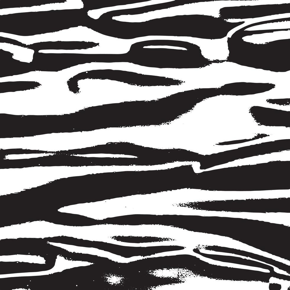 Black and white abstract background with organic brushstroke texture and bold irregular lines. Ideal for modern design, digital art, posters, or stylish backgrounds. vector