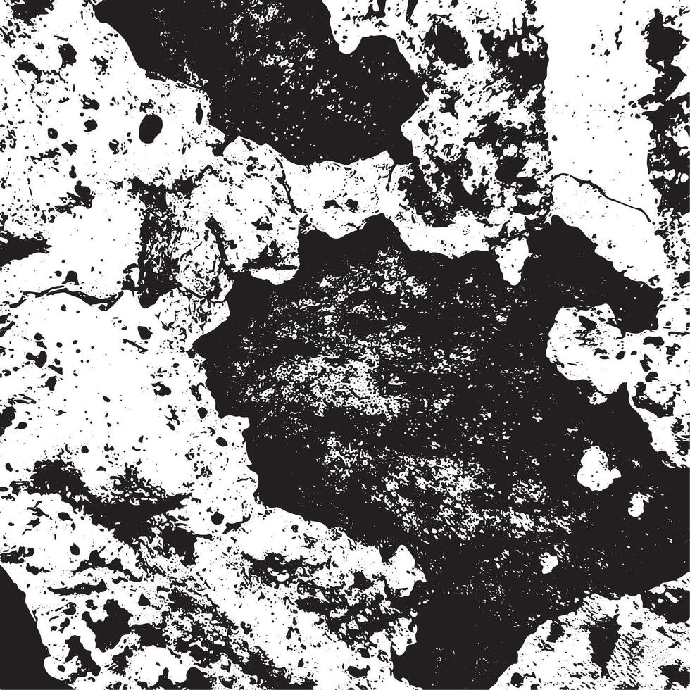 Grunge black and white cracked wall texture with rough distressed surface and natural abstract pattern. Perfect for backgrounds, overlays, and artistic graphic design. vector