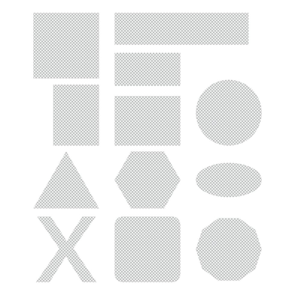 gray squares transparent background vector
