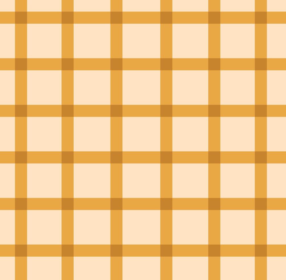 orange gingham pattern. vector