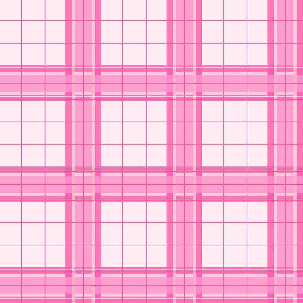 Pink plaid pattern design vector