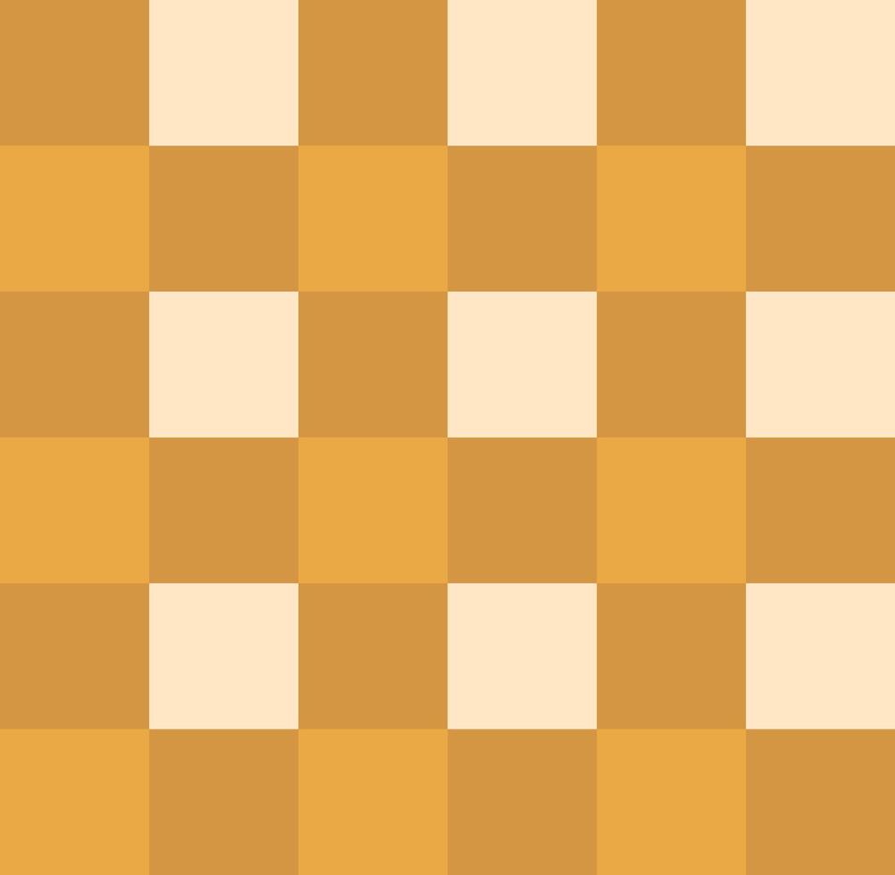 Gold and beige checkered bored seamless pattern. Gingham seamless pattern vector