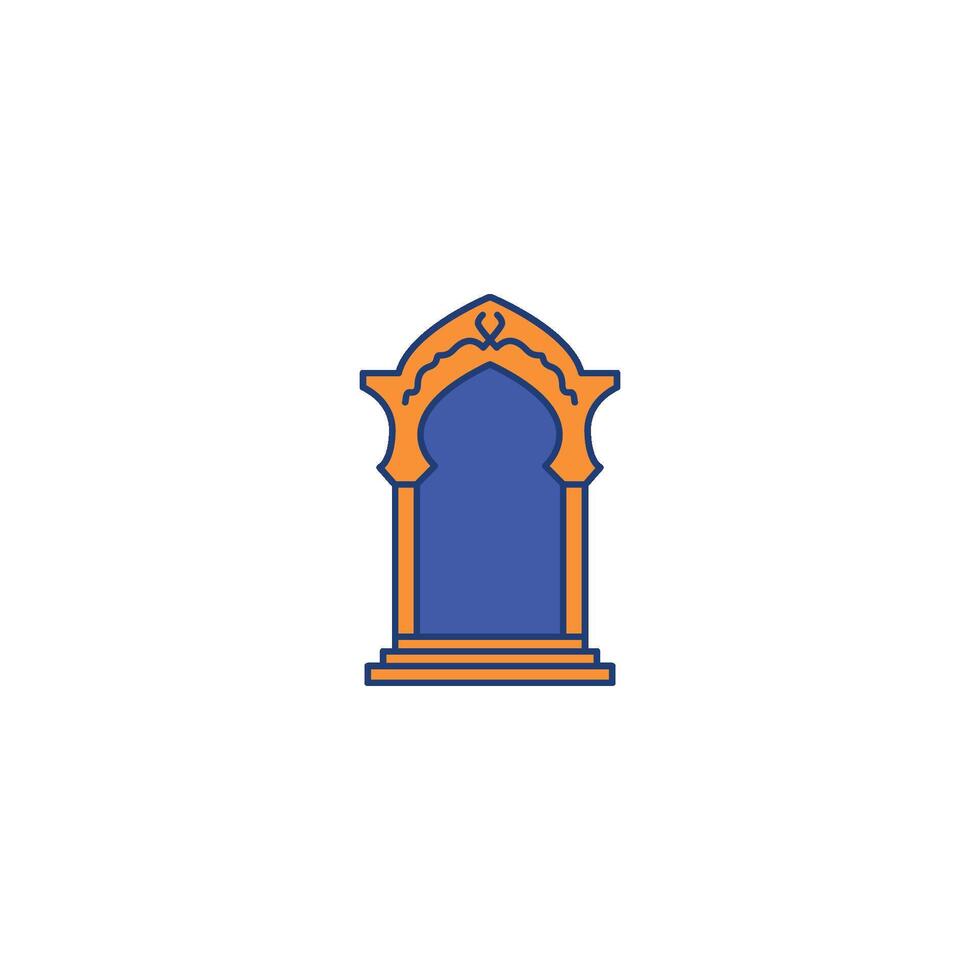 Simple Arched Entryway vector
