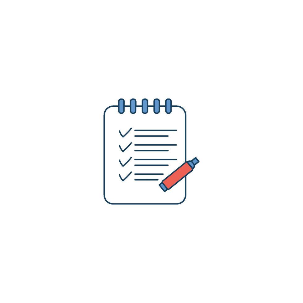 Productivity Task List vector