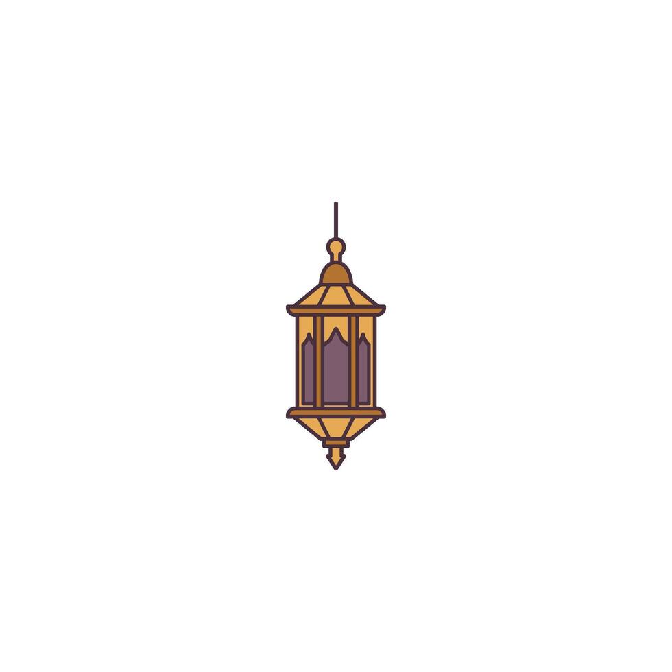 Intricate Standing Lantern vector