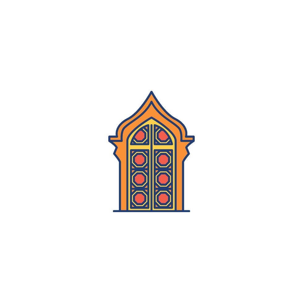 Segmented Arch Window vector