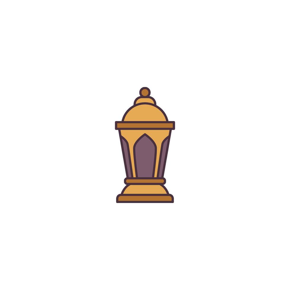 Simple Standing Lantern vector
