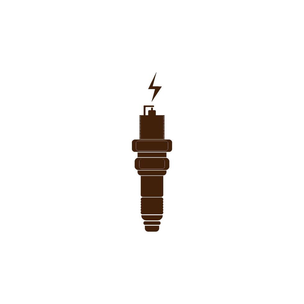 spark plug motorcycle icon vectors