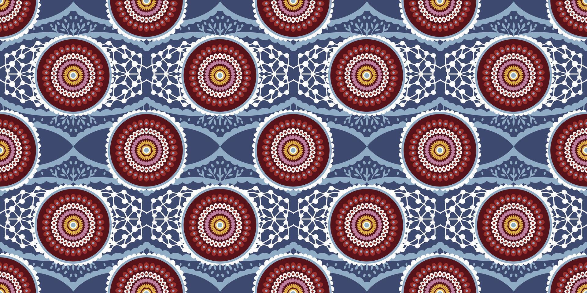 Colorful circular pattern design background vector