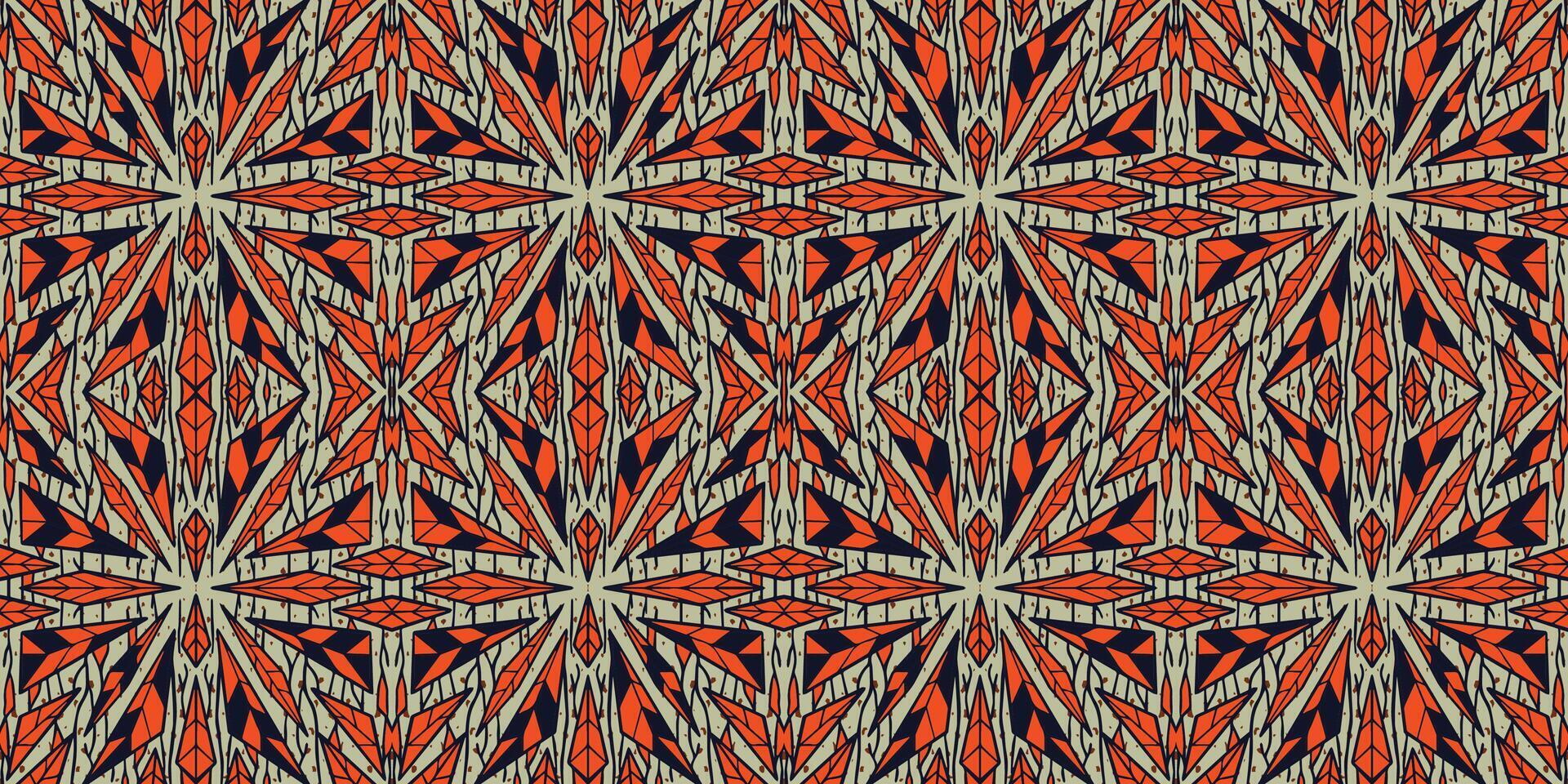 vibrant geometric pattern design vector
