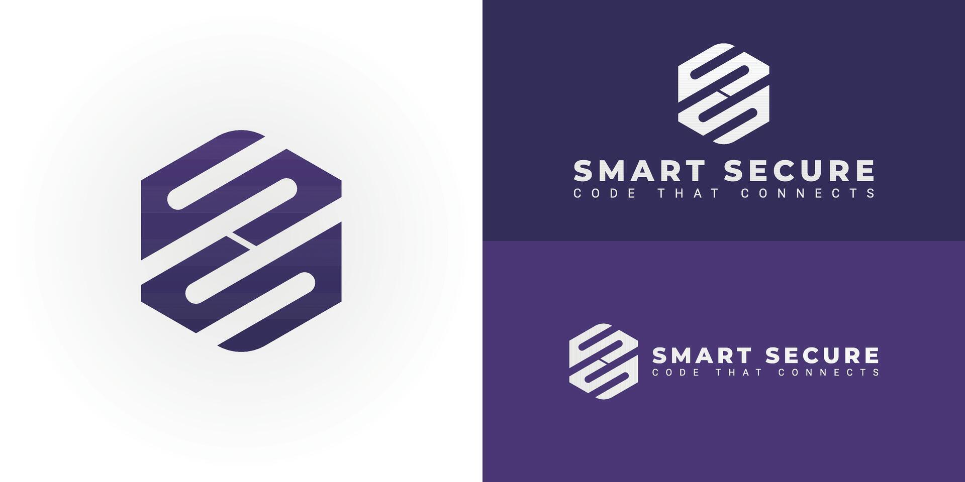 The SS logo for modern software development features a clean, geometric design suited for smart solutions, digital services, and innovative technology brands. vector