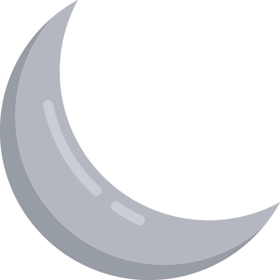 Wanning Cresent Moon vector