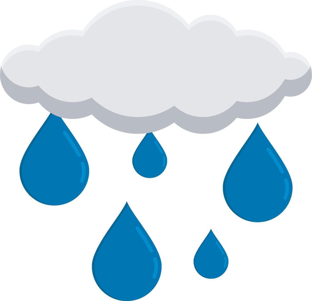 Rain Water Cloud vector