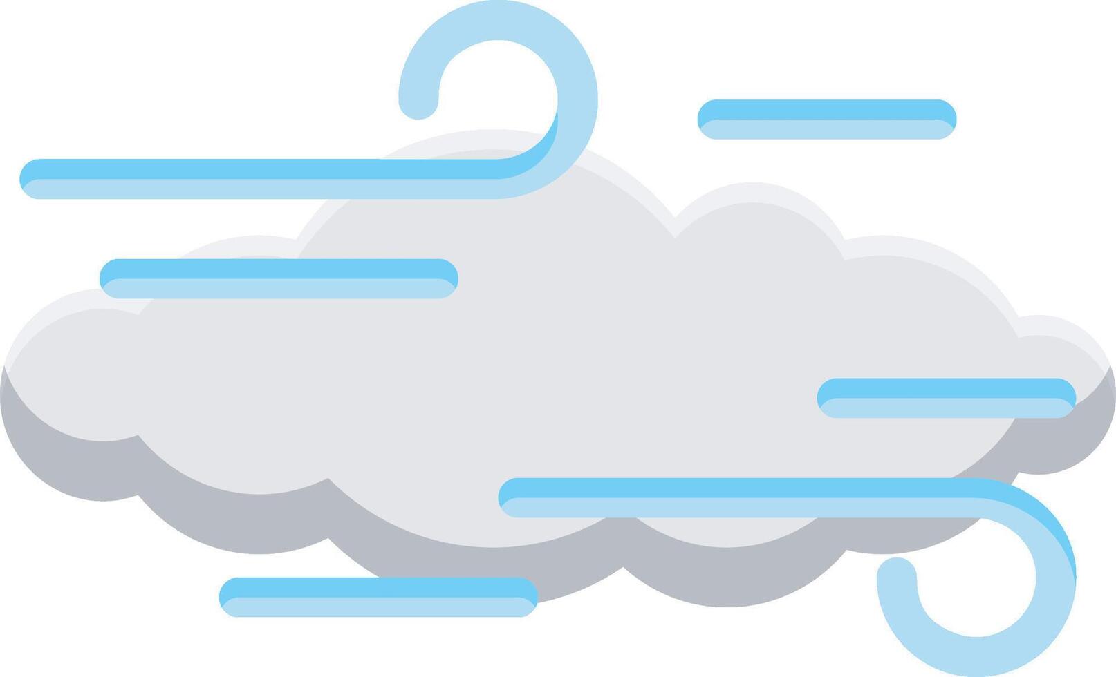 Windy Cloud Climate vector