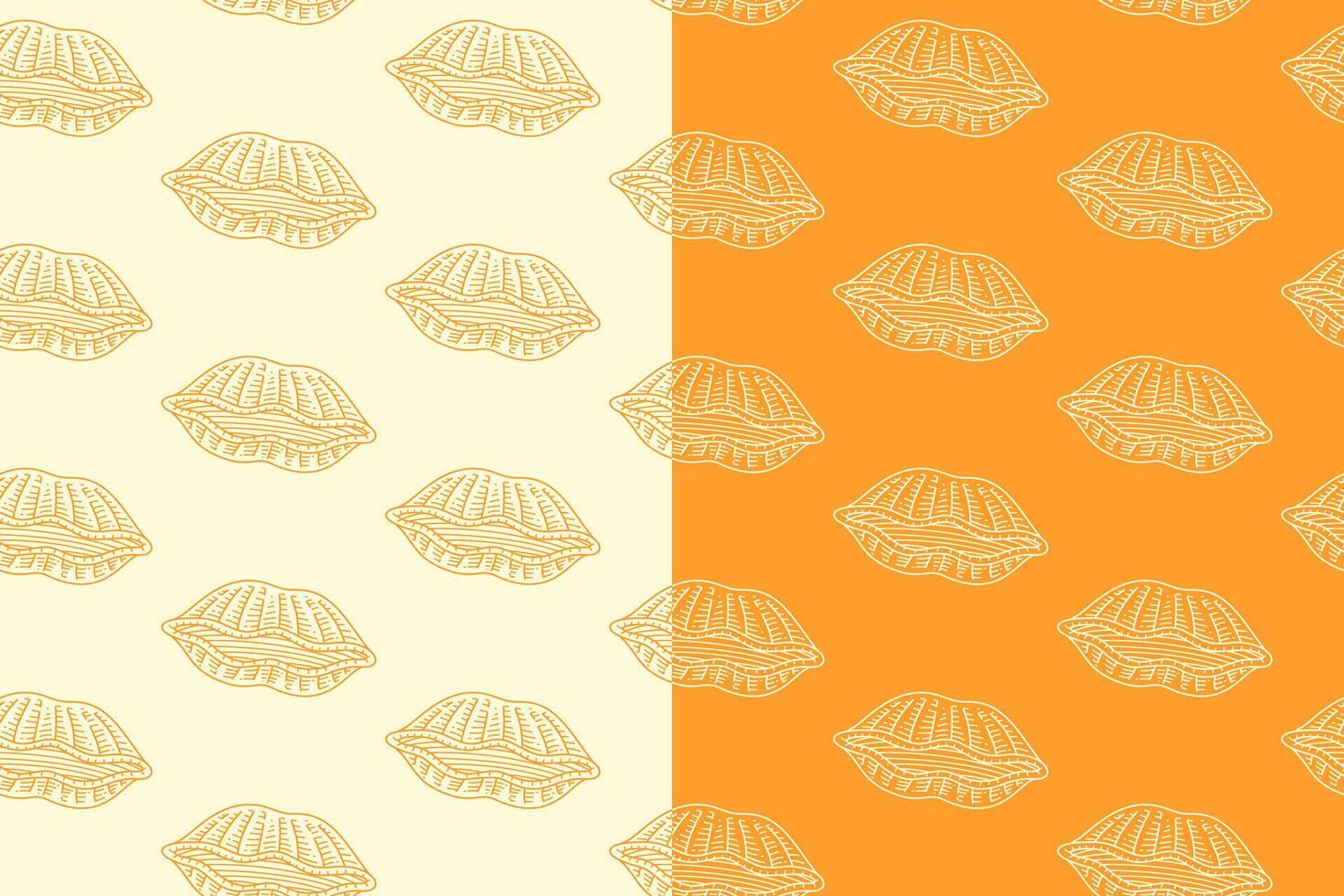 Ravioli raw pasta line art seamless pattern on yellow white background. Italian ravioli pasta engraving doodle pattern background. Ravioli wallpaper. Food, restaurant, foodstuff. illustration vector